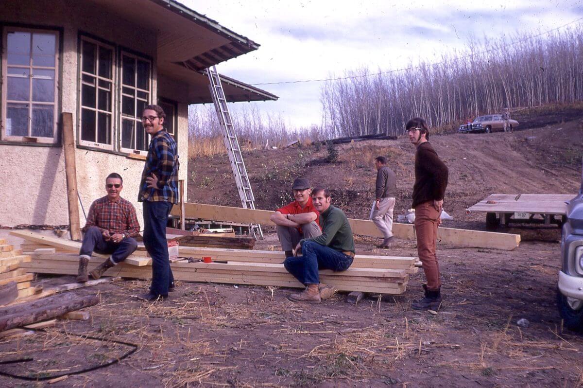 Construction work in 1970.